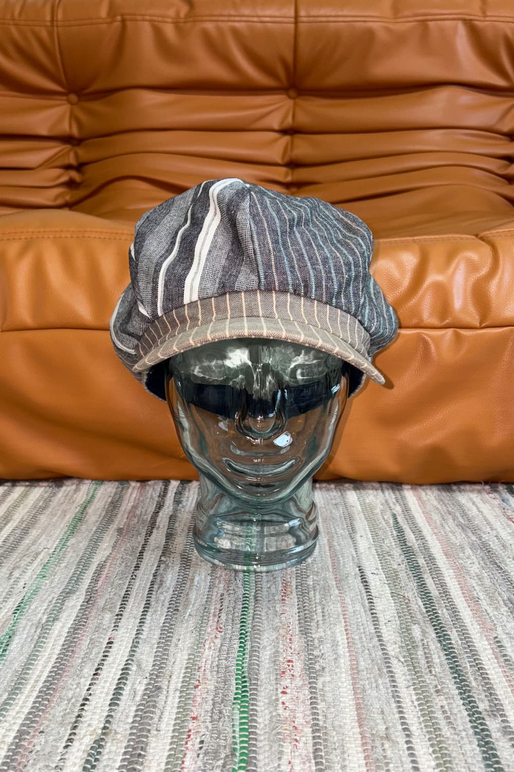 Stripe Newsboy Cap 상품이미지1