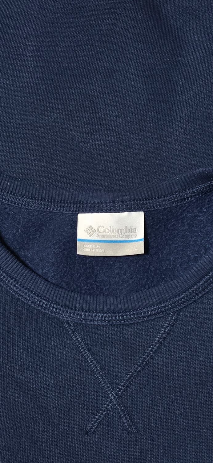 컬럼비아 네이비 맨투맨 L 상품이미지3