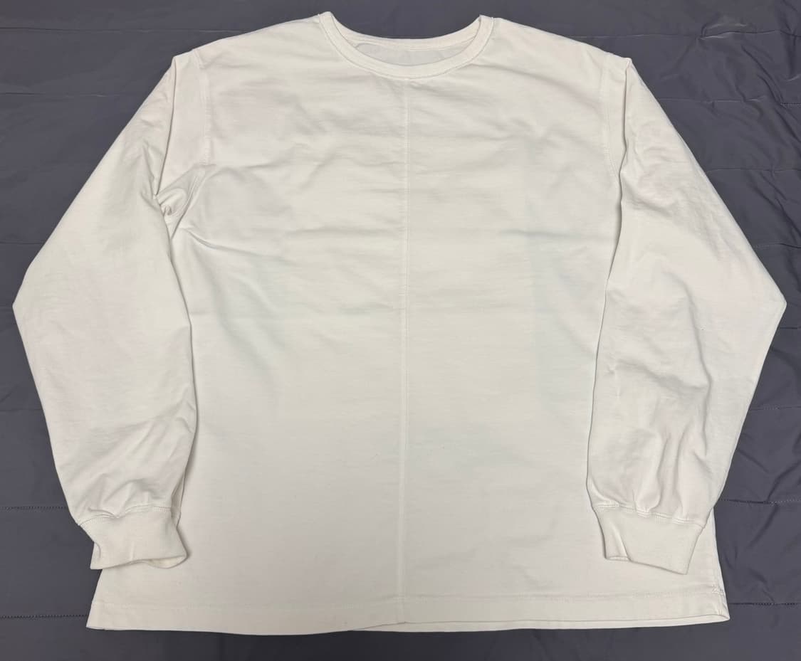 유스 패널드 롱슬리브 화이트 상품이미지5