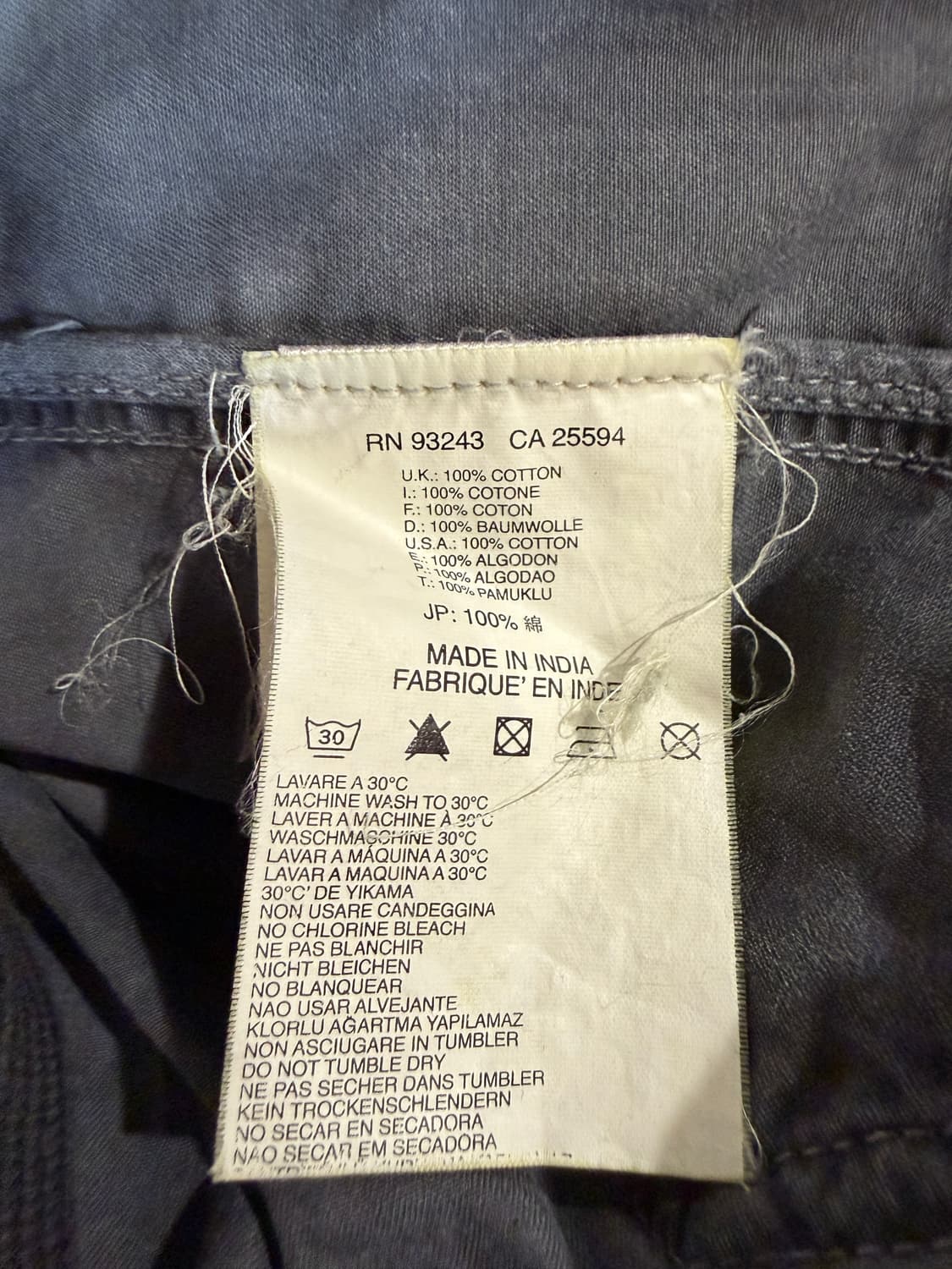 디젤 워시드 헌팅 자켓 상품이미지5