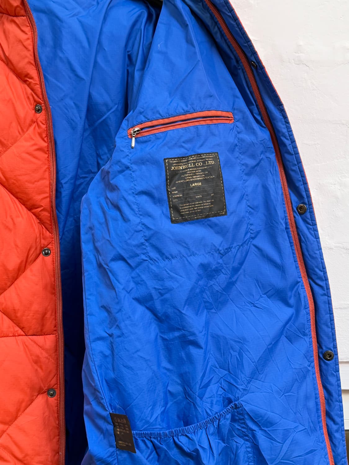 John Bull 존불 오렌지 다운 패딩 자켓 L 상품이미지4