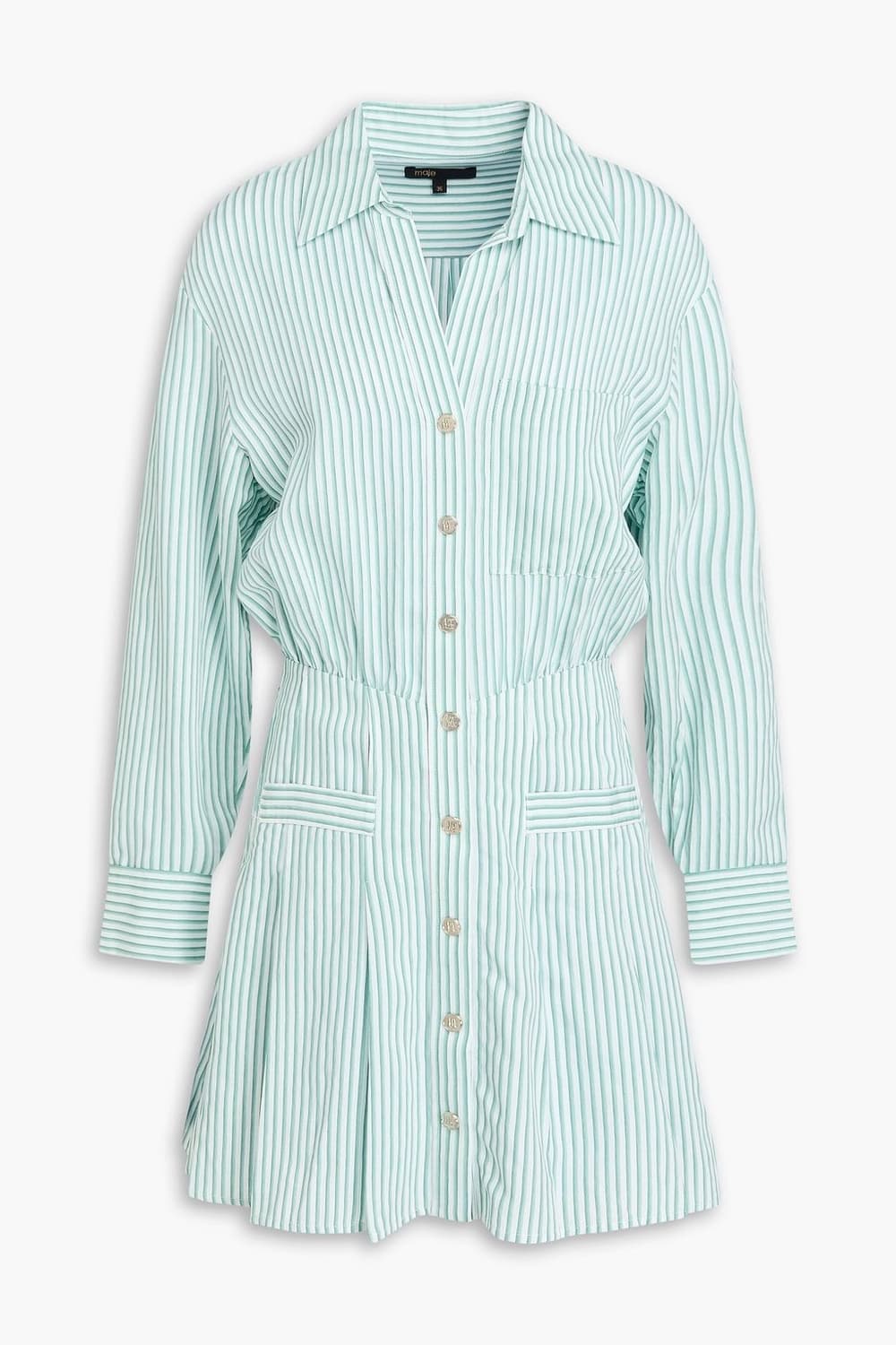 마쥬 스트라이프 트윌 미니 셔츠 드레스 상품이미지3