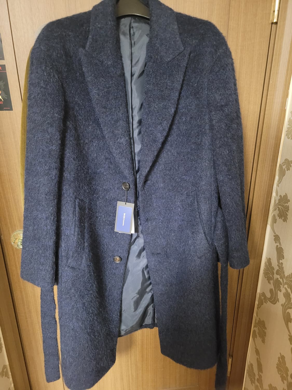 바쏘옴므 알파카 벨티드 코트 상품이미지1