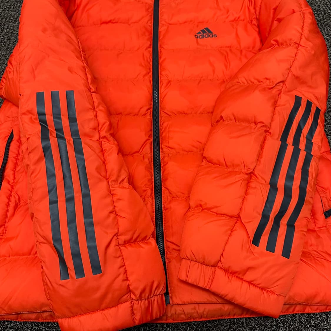 아디다스 패딩 오렌지색 L 상품이미지4