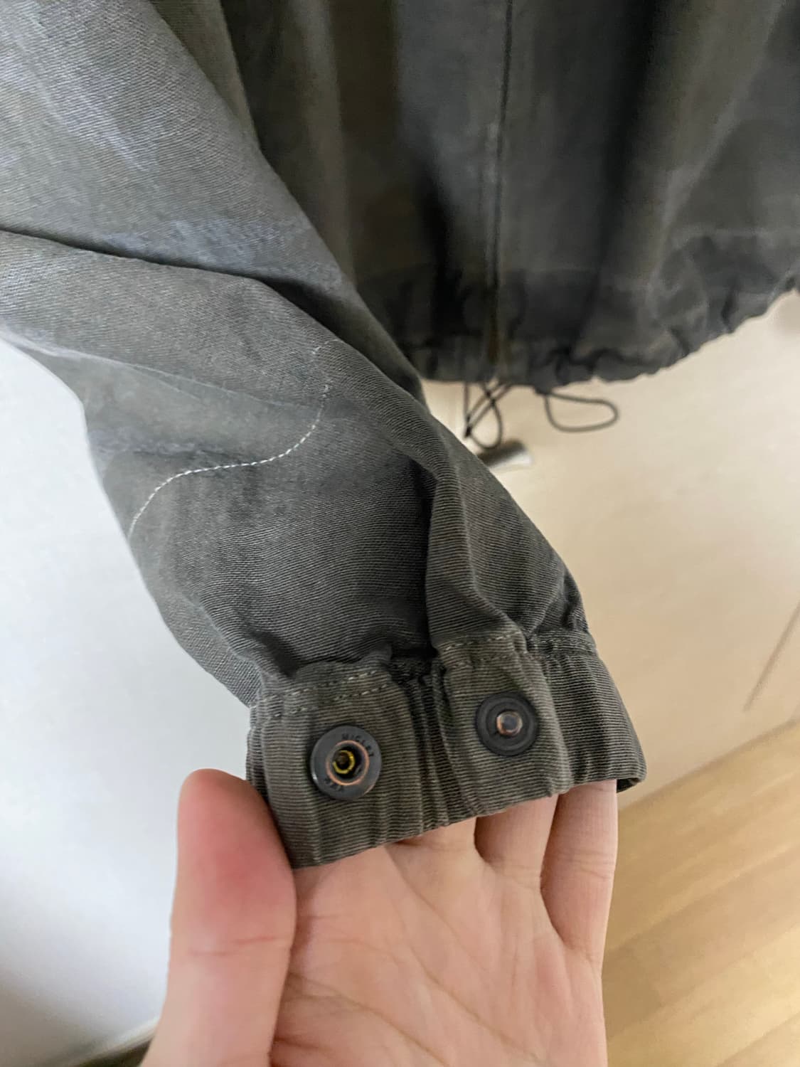 [2] 폴리테루 집 후디 파카 카모 베이지 상품이미지6