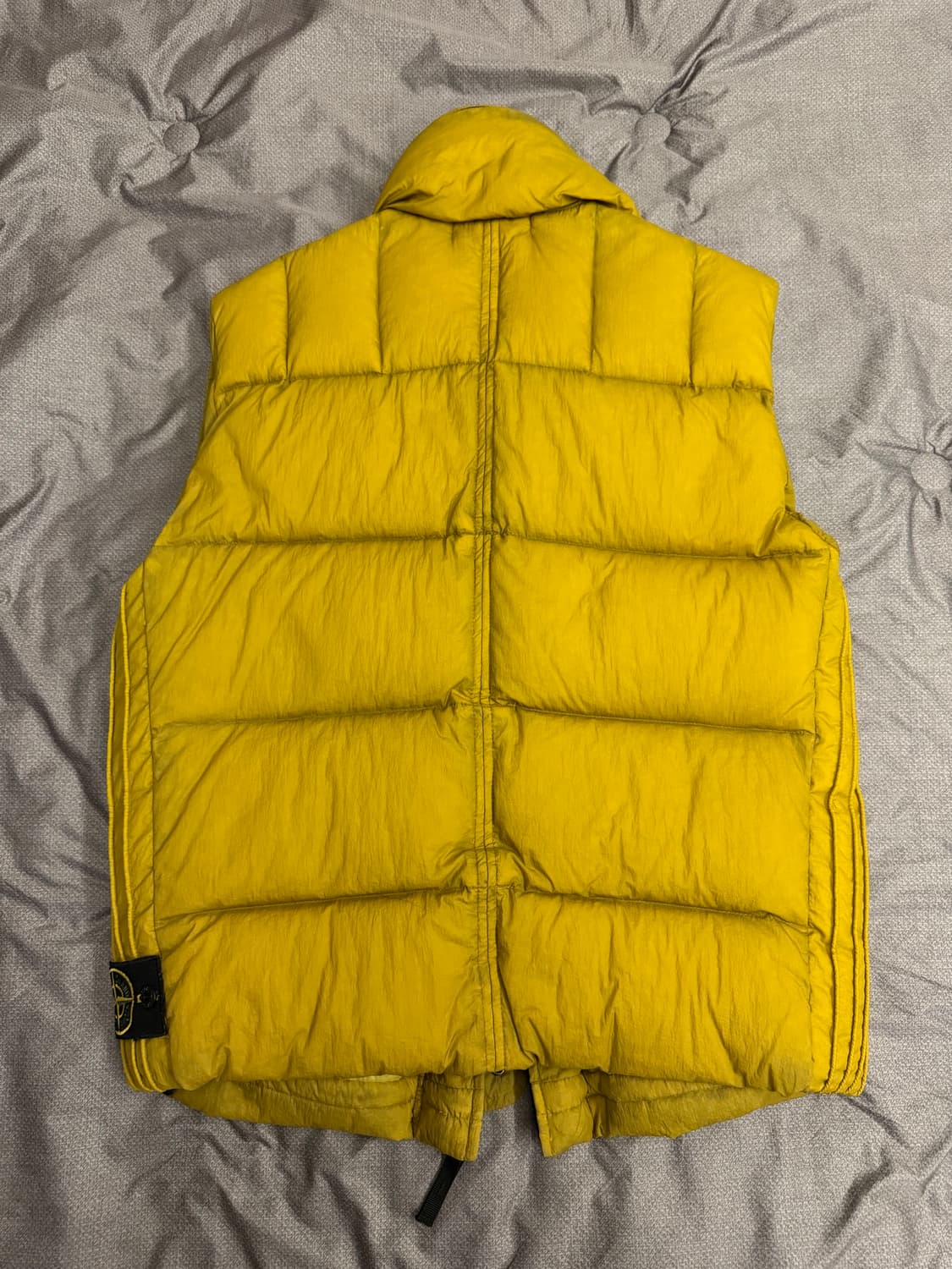 스톤아일랜드 08A/W Opaque 엘로우 패딩 베스트 자켓 상품이미지6