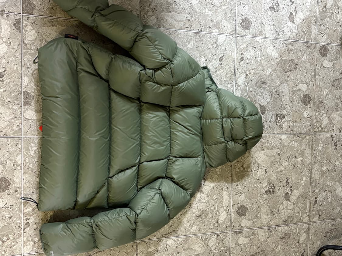 팔라스 퍼텍스 오파크 바라클라바 푸파 그린 패딩 L 상품이미지8