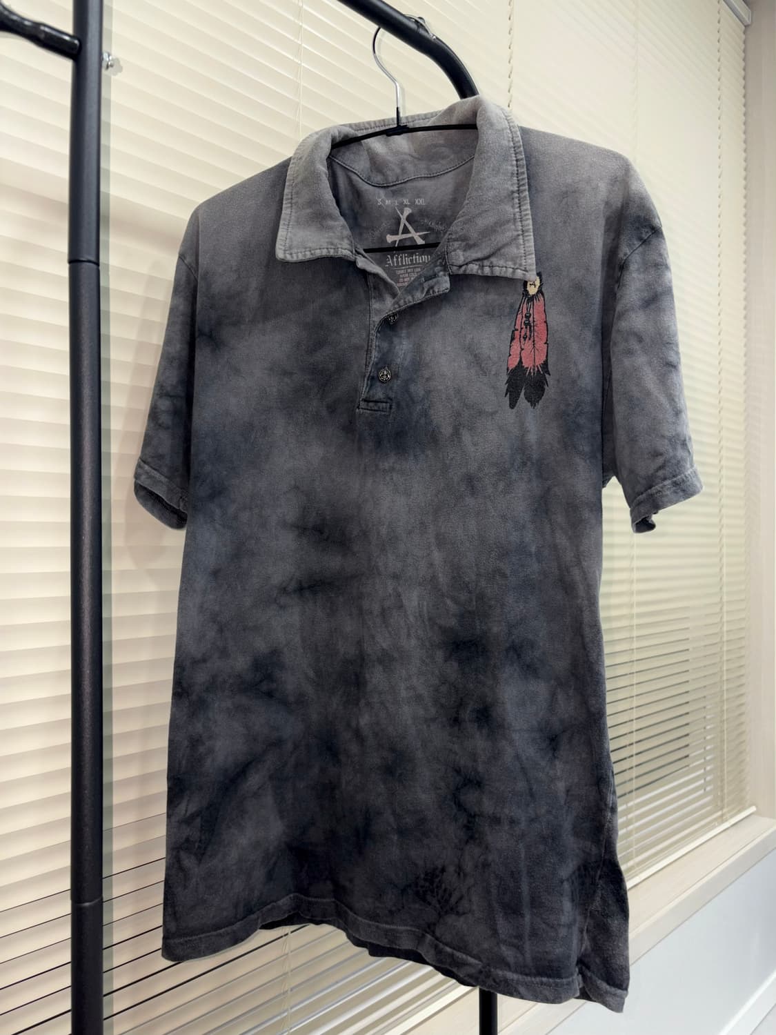 Affliction Native Indian Feather Tie-Dye 상품이미지2