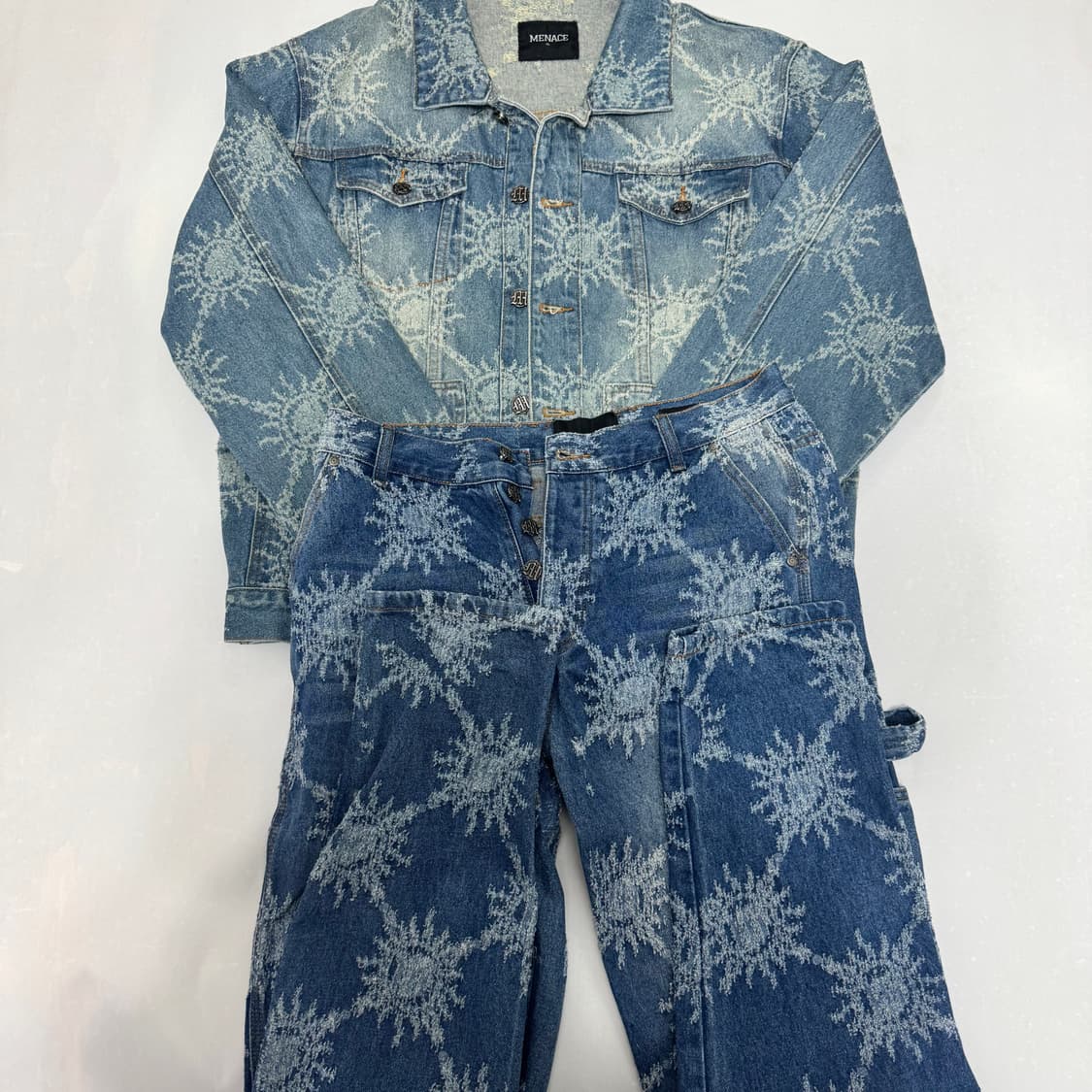 MENACE 데님 셋업 상품이미지3