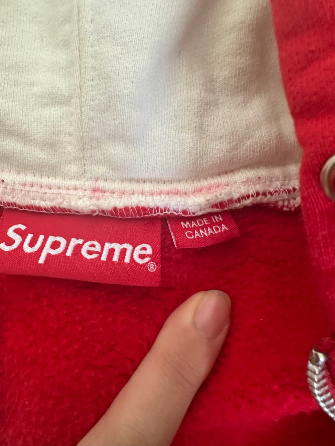 슈프림 후드집업 교신가능 상품이미지4