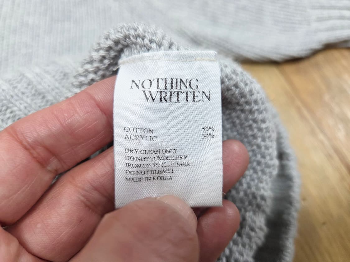 낫띵리튼(NOTHING WRITTEN) 코튼 폴로 반팔니트 55-66 상품이미지6