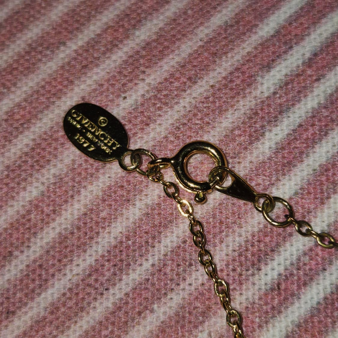 77s 프랑스 지방시 비쥬 육각 인레이 목걸이 상품이미지9