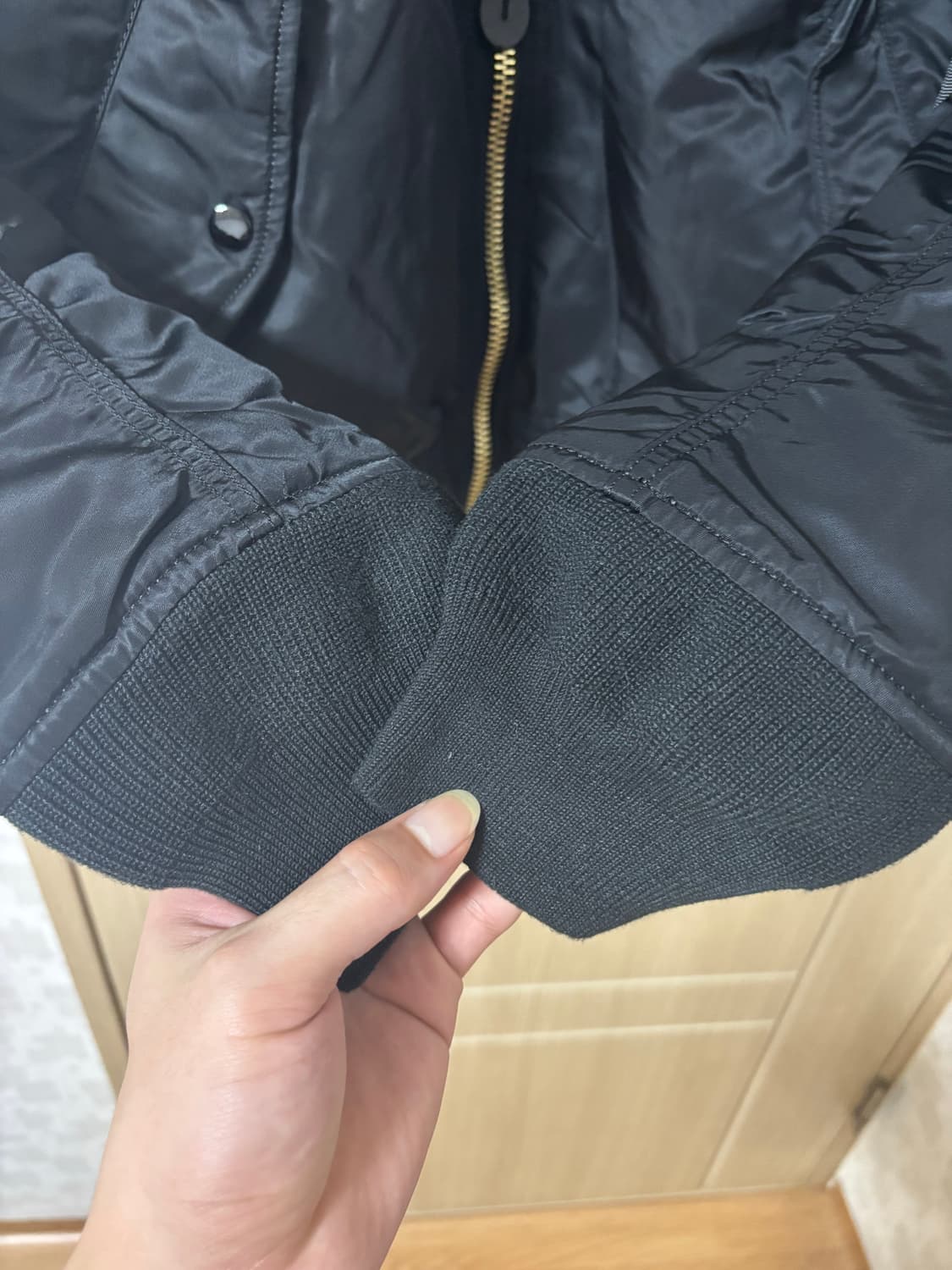 알파인더스트리 MA-1 블랙 항공점퍼 상품이미지8