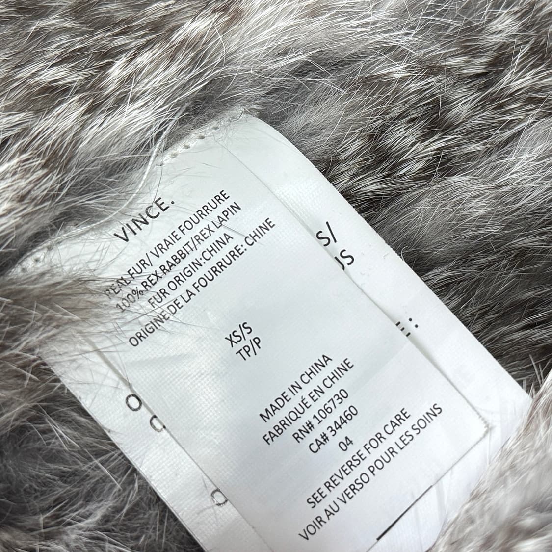 빈스 컬러블록 래빗퍼 베스트 상품이미지5