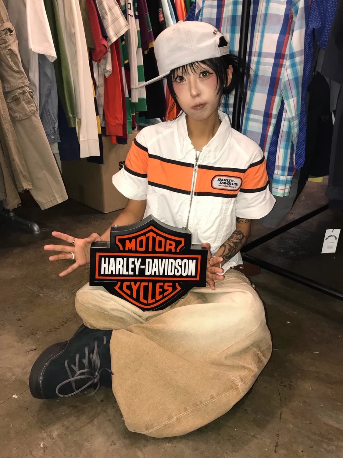 < Harley-Davidson Embroidery Shirt JK > 상품이미지1