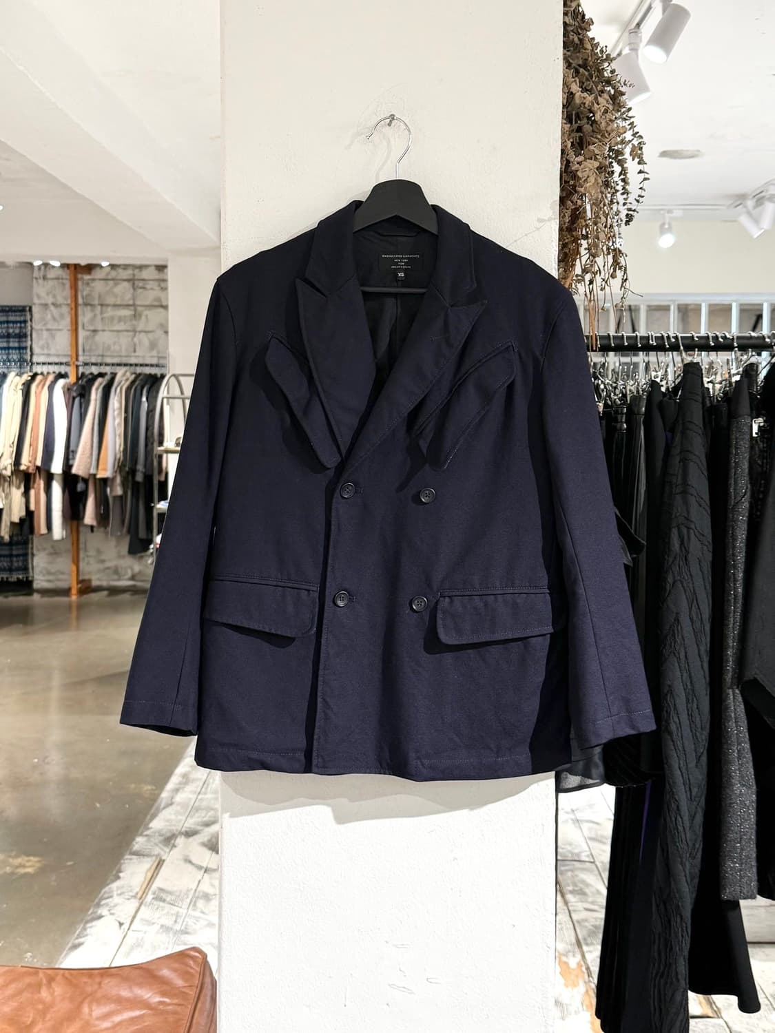 엔지니어드 가먼츠 네이비 더블 브레스티드 자켓 상품이미지1