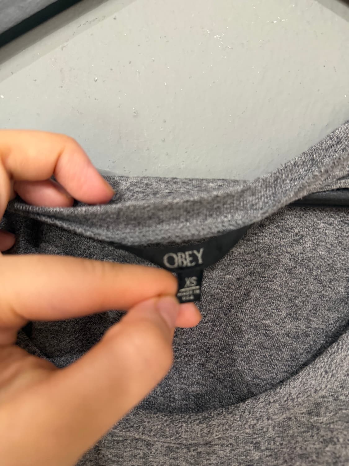 obey signature logo printing top 상품이미지8