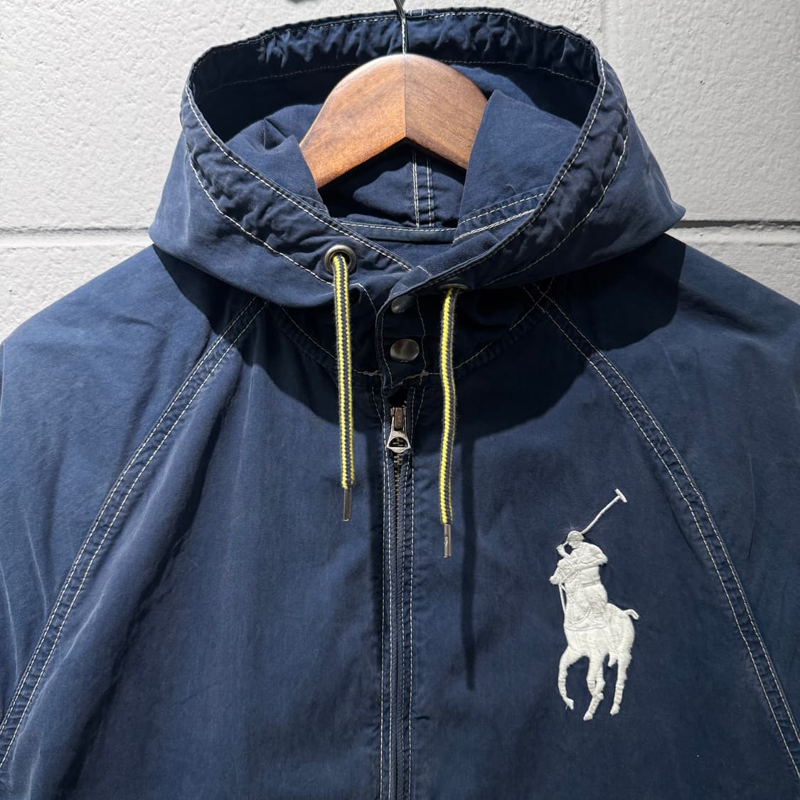 폴로 빅포니 바람막이 네이비 상품이미지2