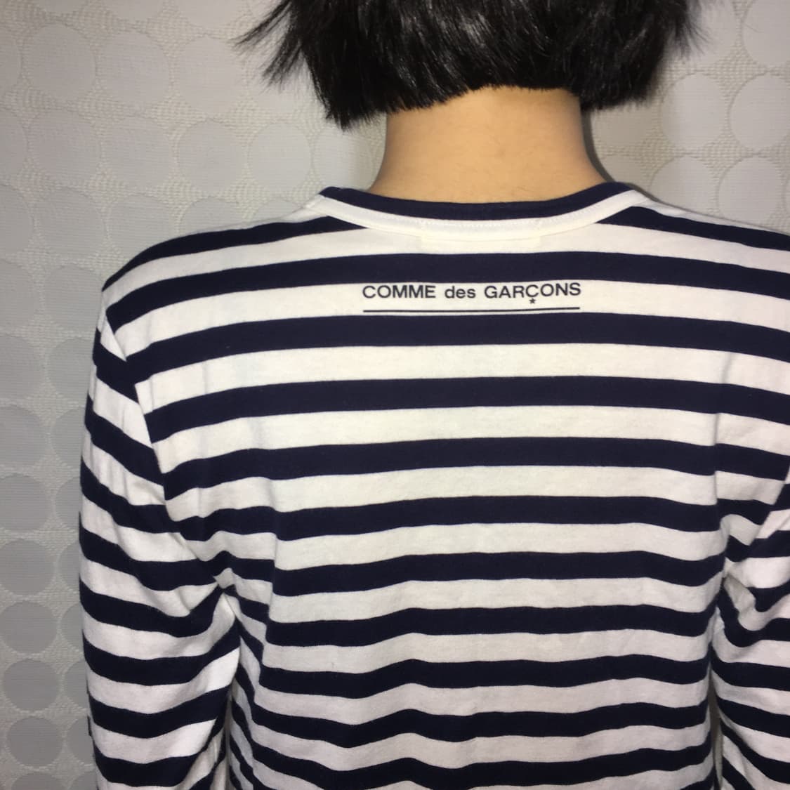comme des garçons 스트라이프 긴팔 티 상품이미지1