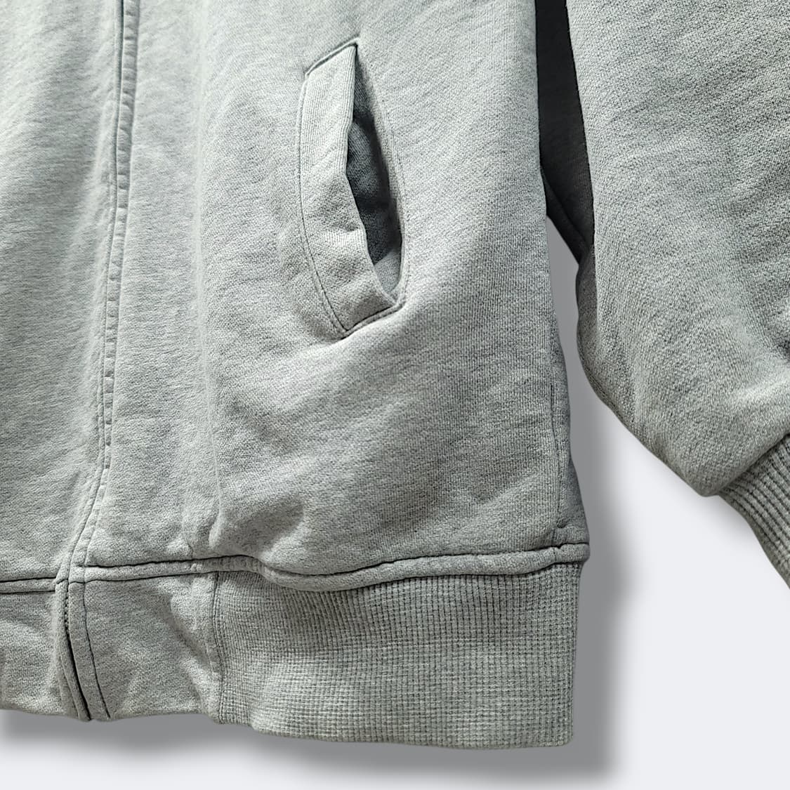 [105] 빈폴 멜란지 그레이 빈티지 페니파딩 후드집업 상품이미지8