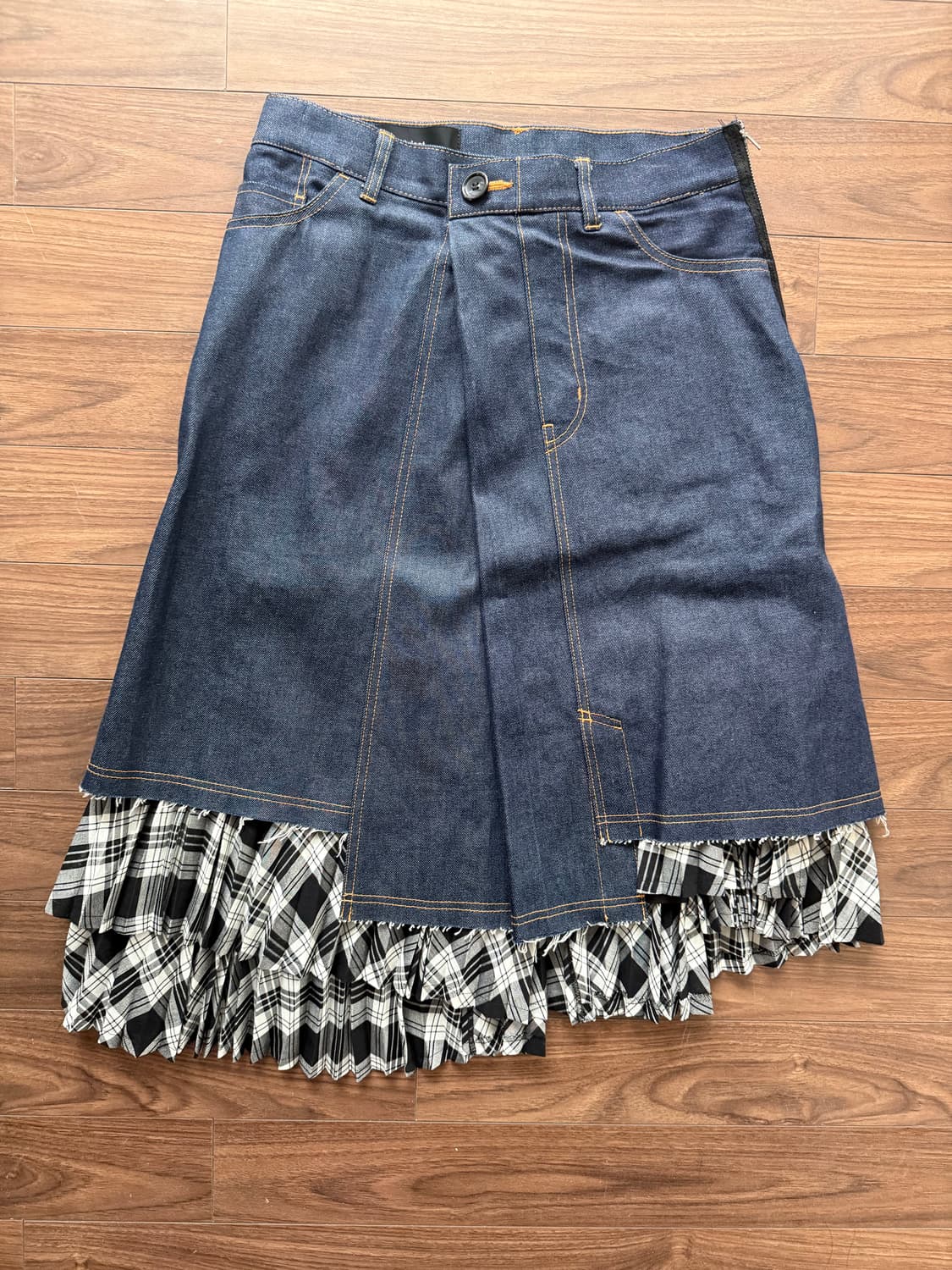 꼼데가르송 트리콧 데님스커트 상품이미지1