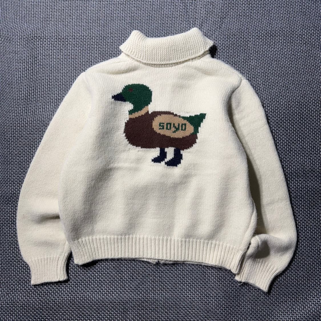 (새상품) 코위찬 니트 집업 상품이미지5