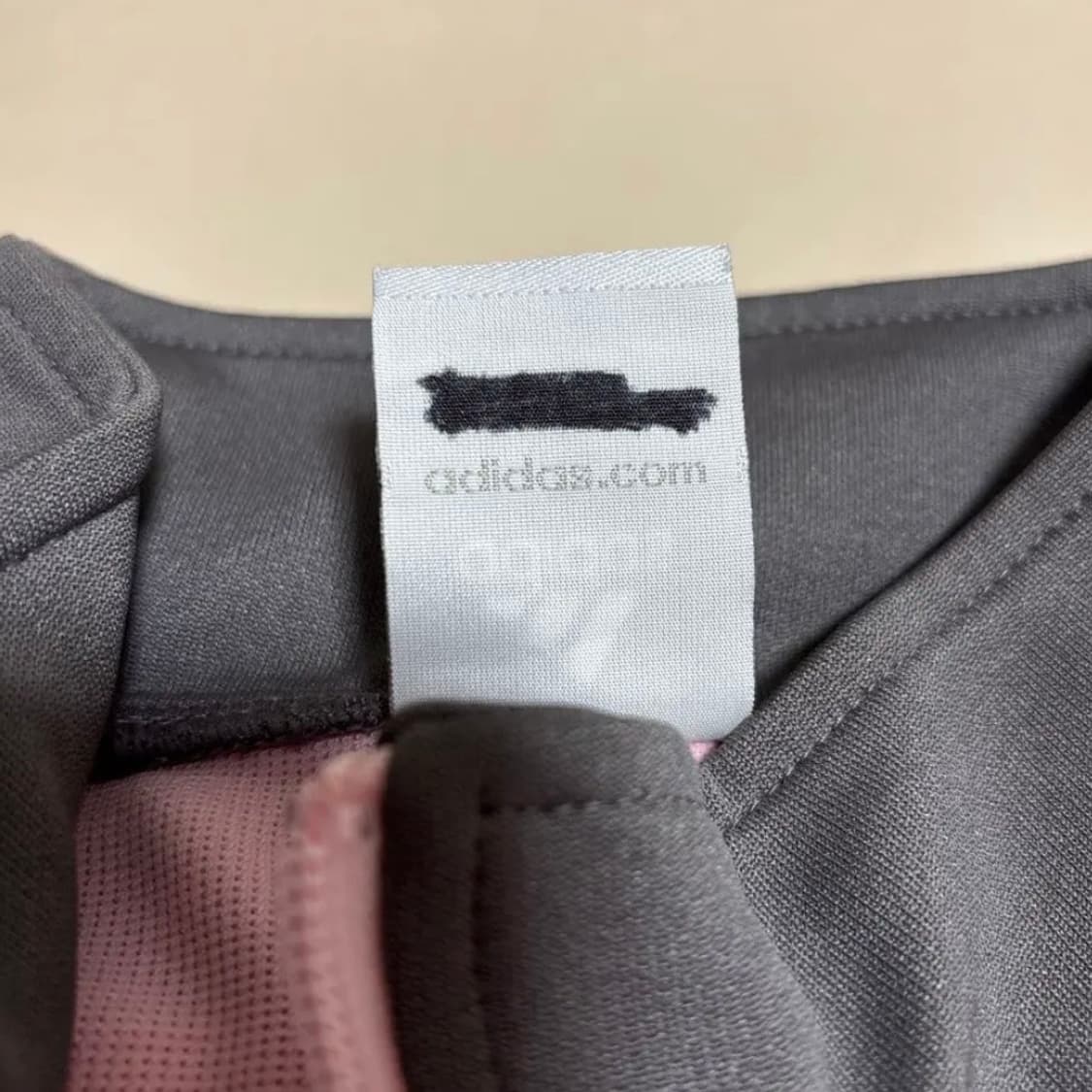 아디다스 핑크그레이 딸기우유 핑그 레어 빈티지 대장 갸루 트랙 져지 자켓 상품이미지5