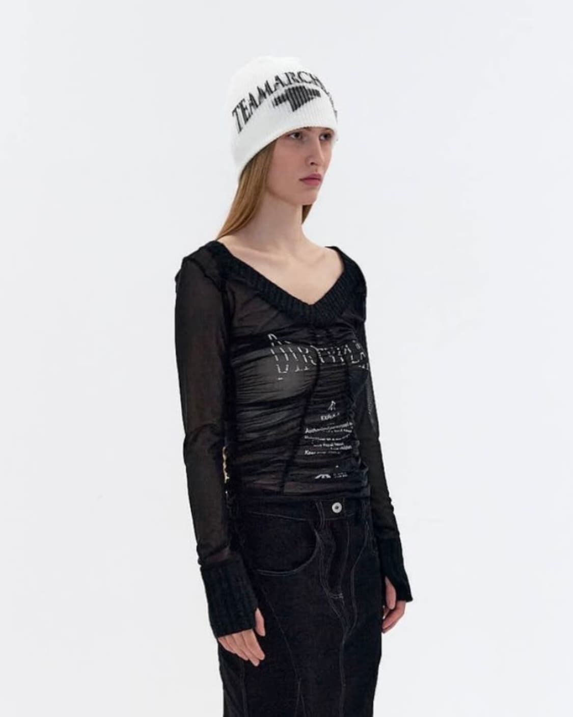 [2000ARCHIVES] F1 SHIRRING MESH TOP  상품이미지2