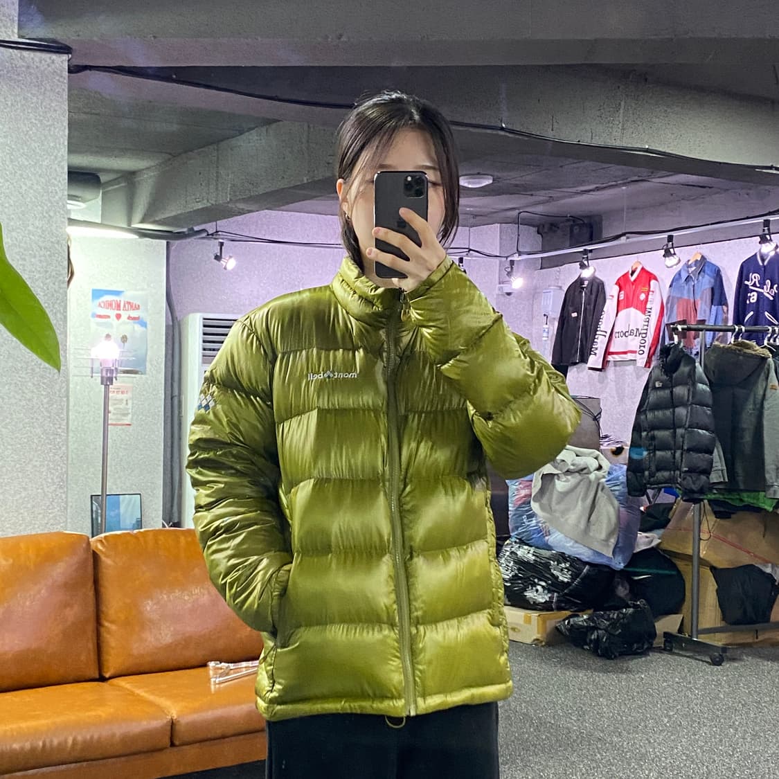 몽벨 나일론 구스다운 패딩 B3305 상품이미지1