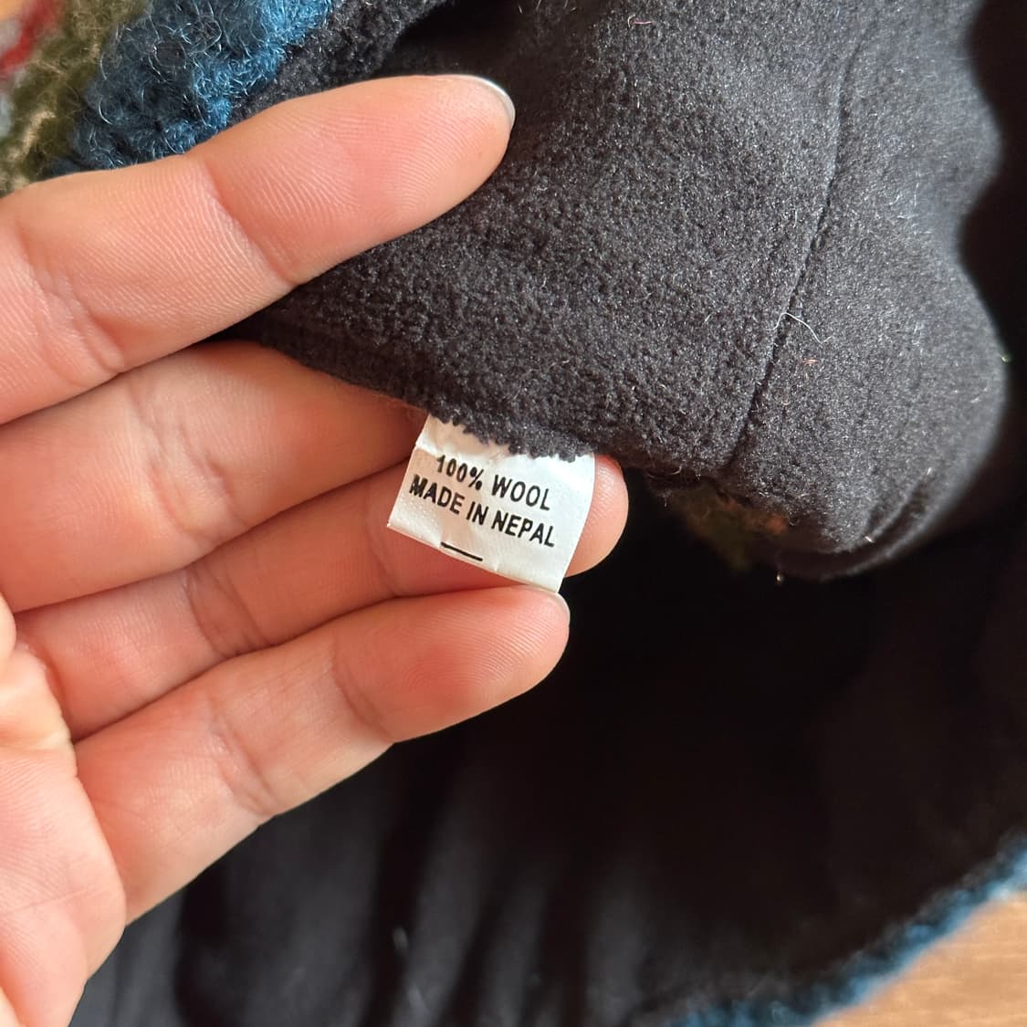 Vintage nepal made ethnic wool beanie 상품이미지5