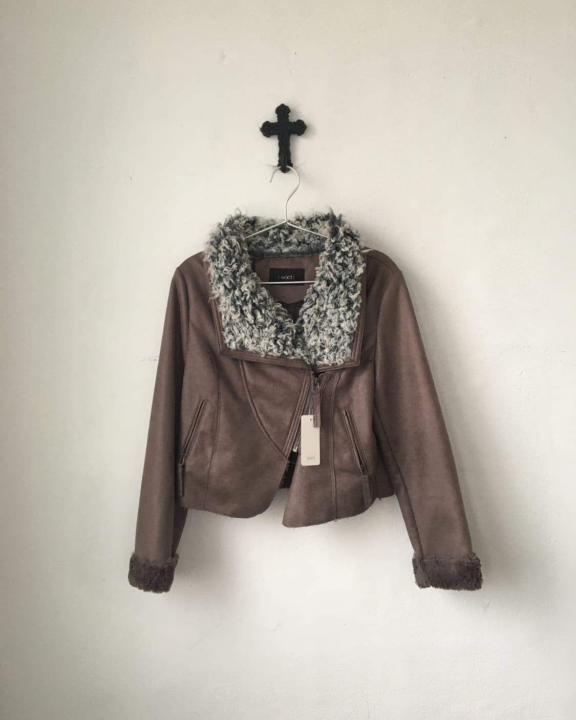 Fake fur layered mustang 상품이미지2