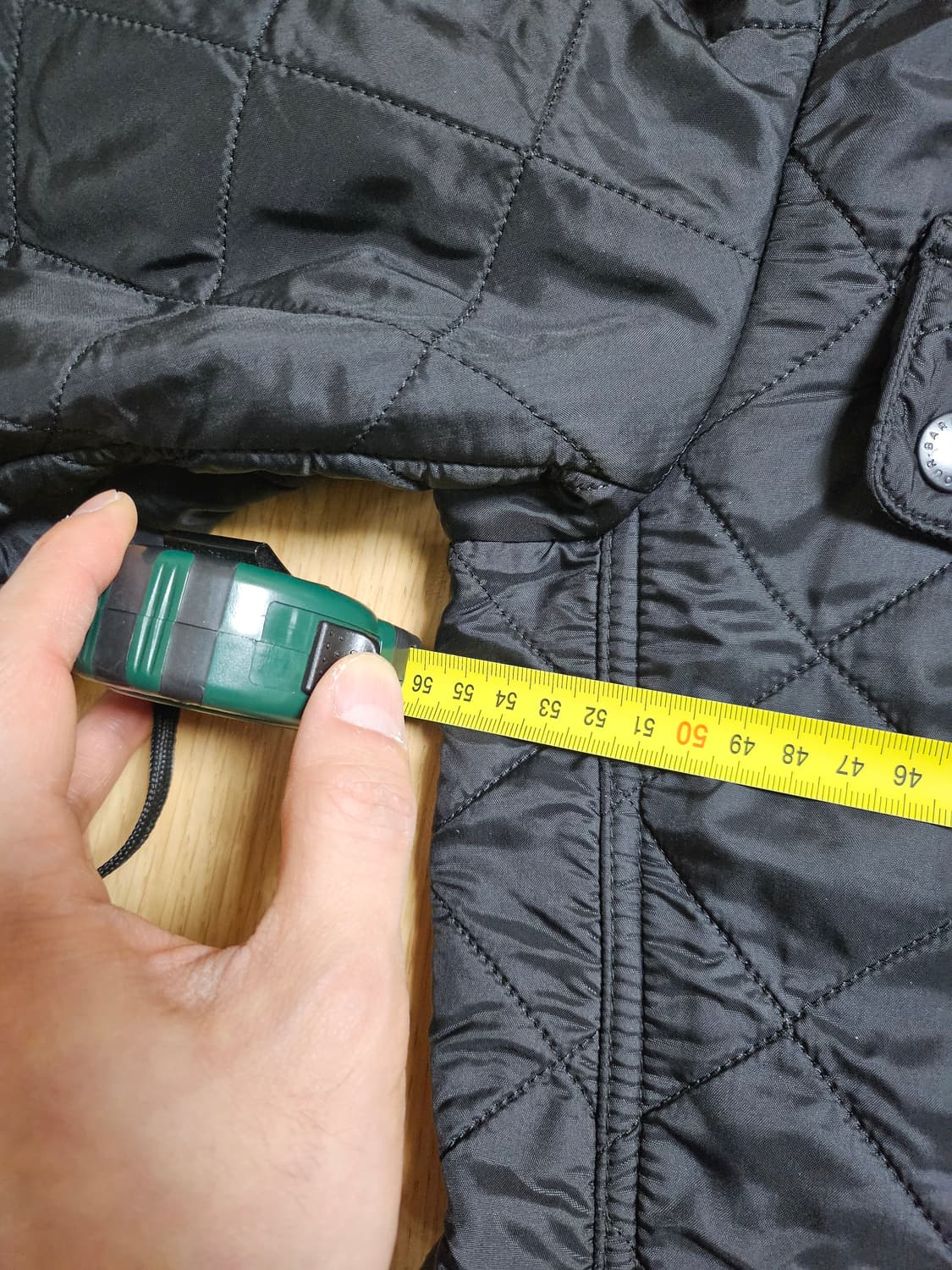 [L사이즈] 바버 아리엘 퀄팅 자켓 블랙 상품이미지3