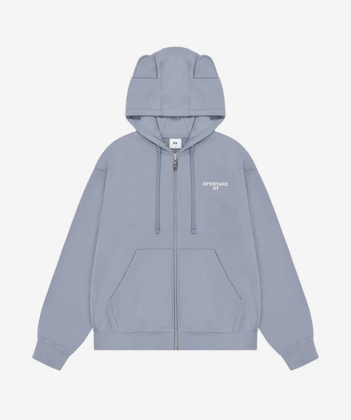 (택O) 오와이 OY 모자이크 오돌리 후드집업 (블루그레이) 상품이미지6