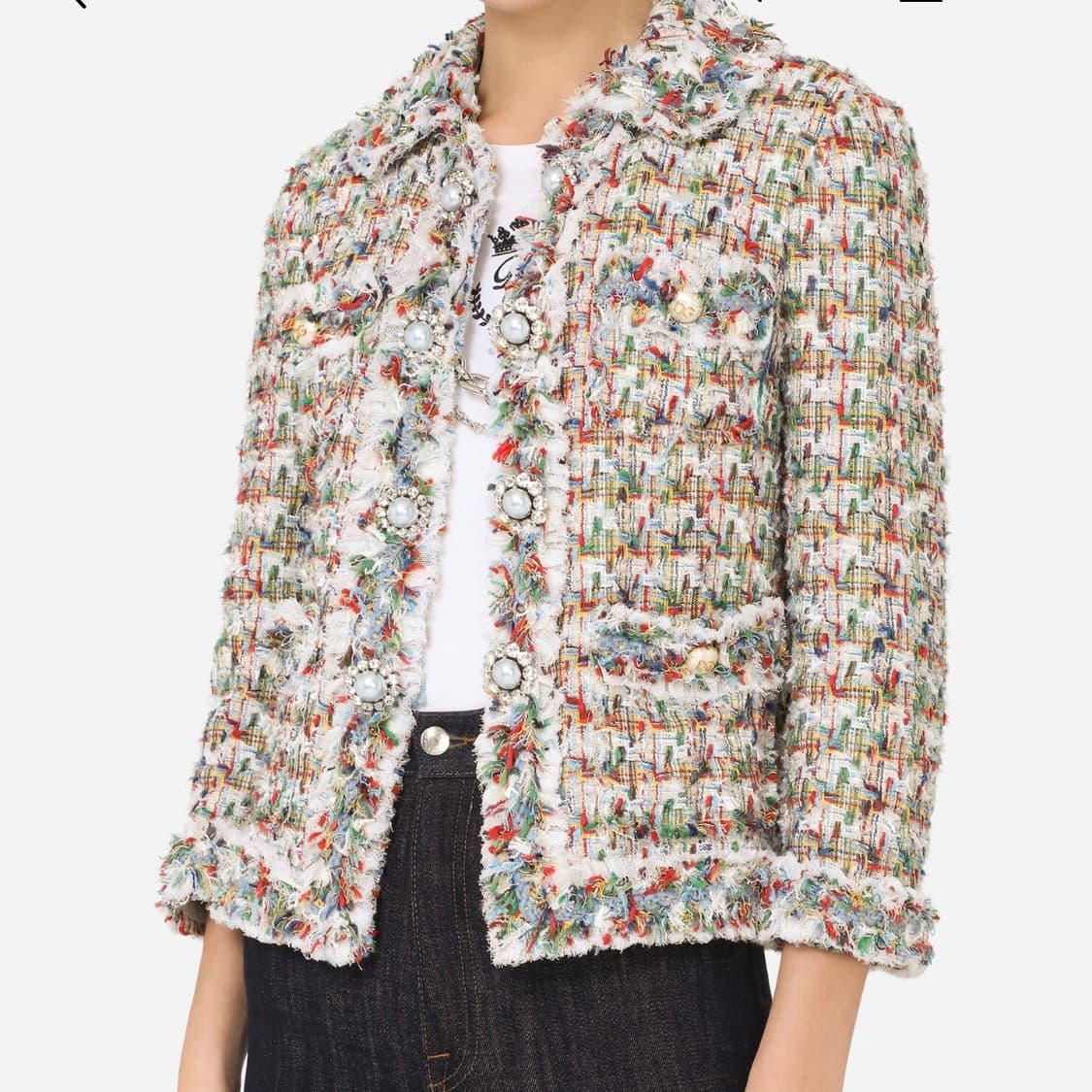 Dolce & Gabbana 부클 트위드 스커트 상품이미지9