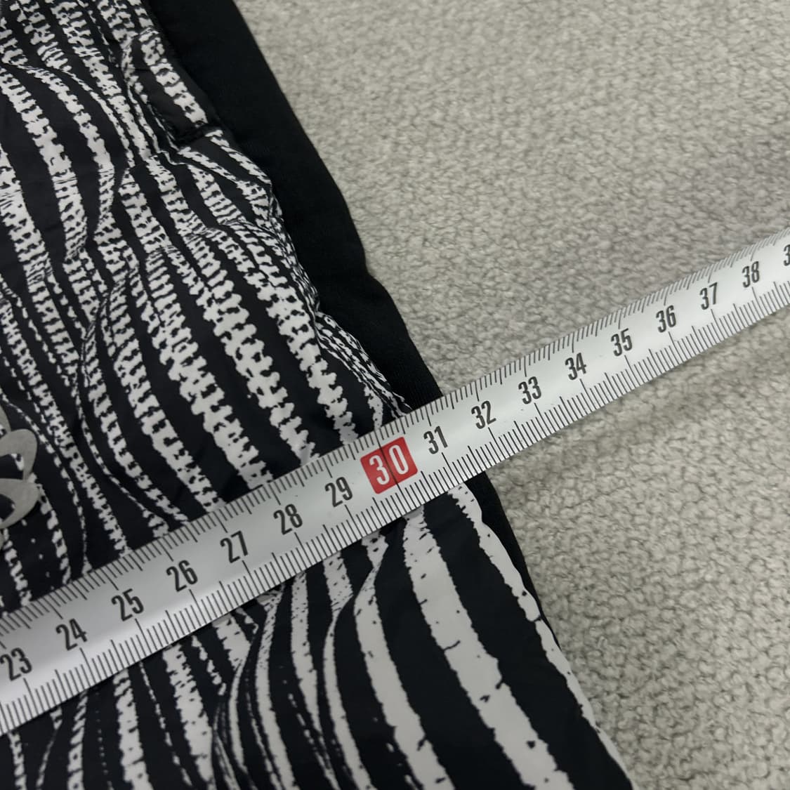 나이키 블랙/화이트 패턴 트레이닝 바지 XL 상품이미지5