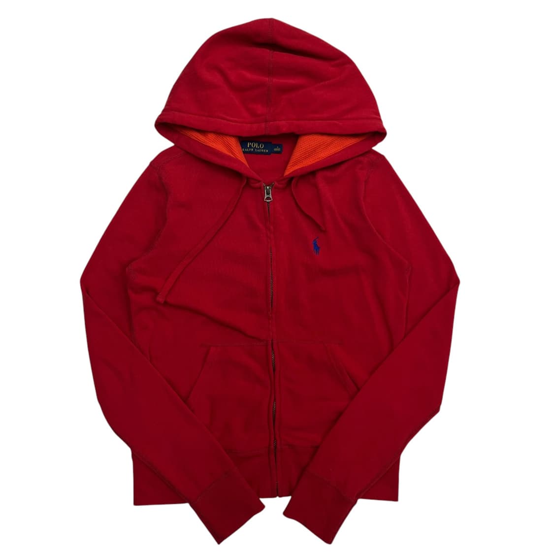 폴로 랄프로렌 블루포니 레드 후드집업 S 상품이미지2