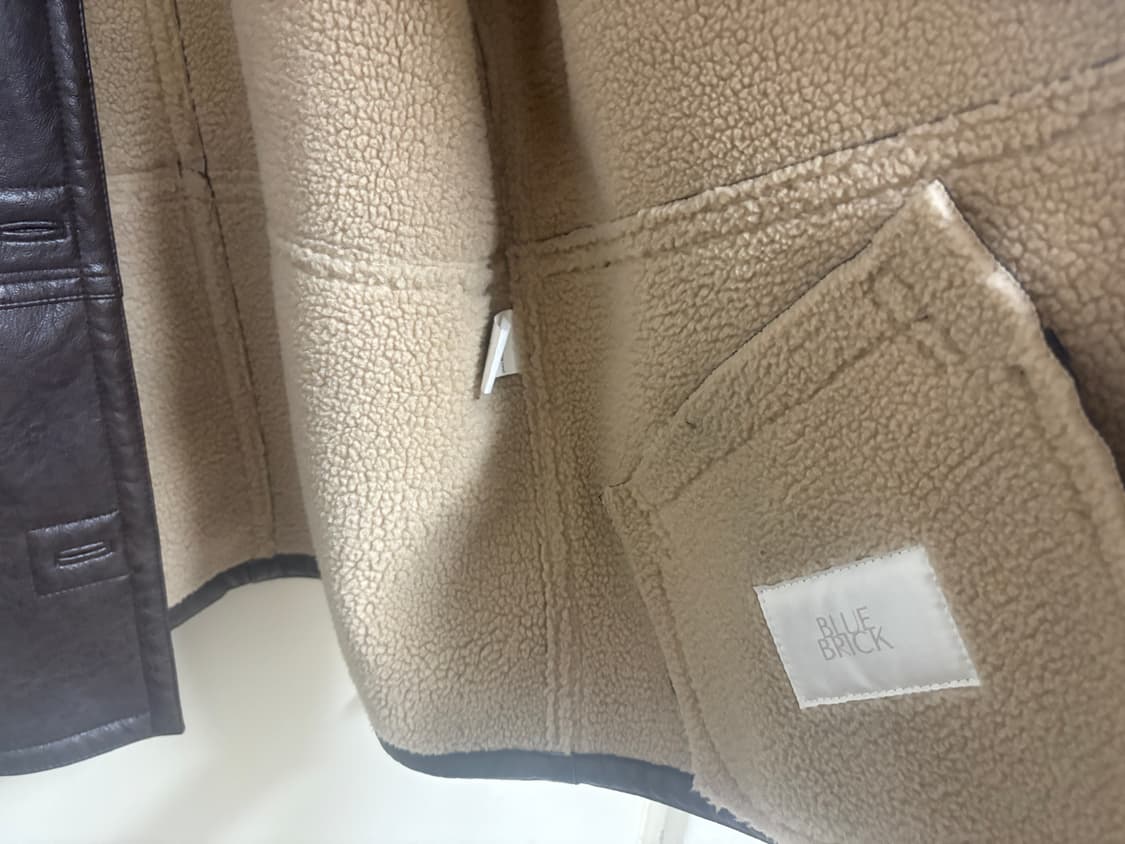 블루브릭 시어링 코트 (무스탕 자켓) 상품이미지6