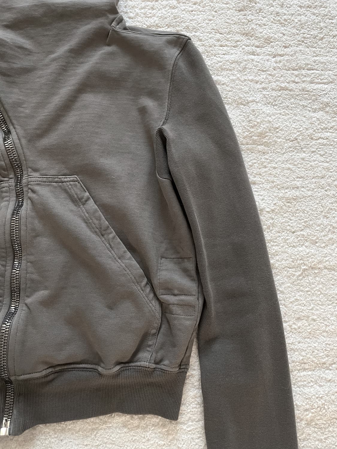 릭오웬스 하이넥 프론트 집업 상품이미지3