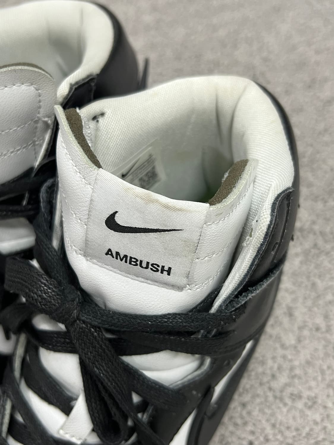 (250) 나이키 x 앰부쉬 덩크 하이 블랙 상품이미지2