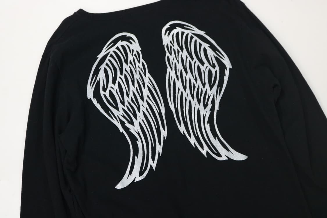 날개 프린팅 긴팔티셔츠 상품이미지3