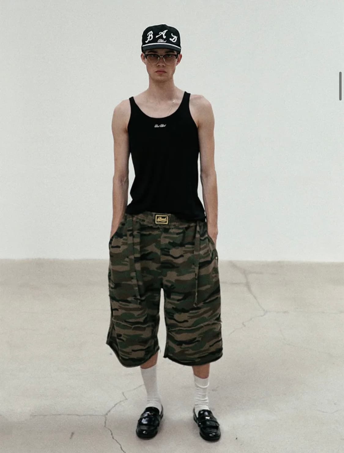 배드블러드 로 엣지 버뮤다 팬츠- 카모 상품이미지2