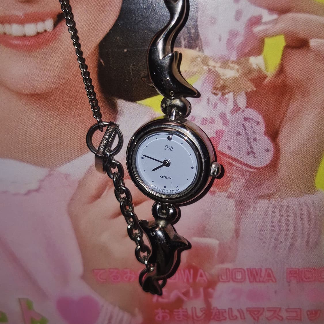 90s 시티즌 스페이스에이지 돌고래 팔찌 시계 상품이미지6