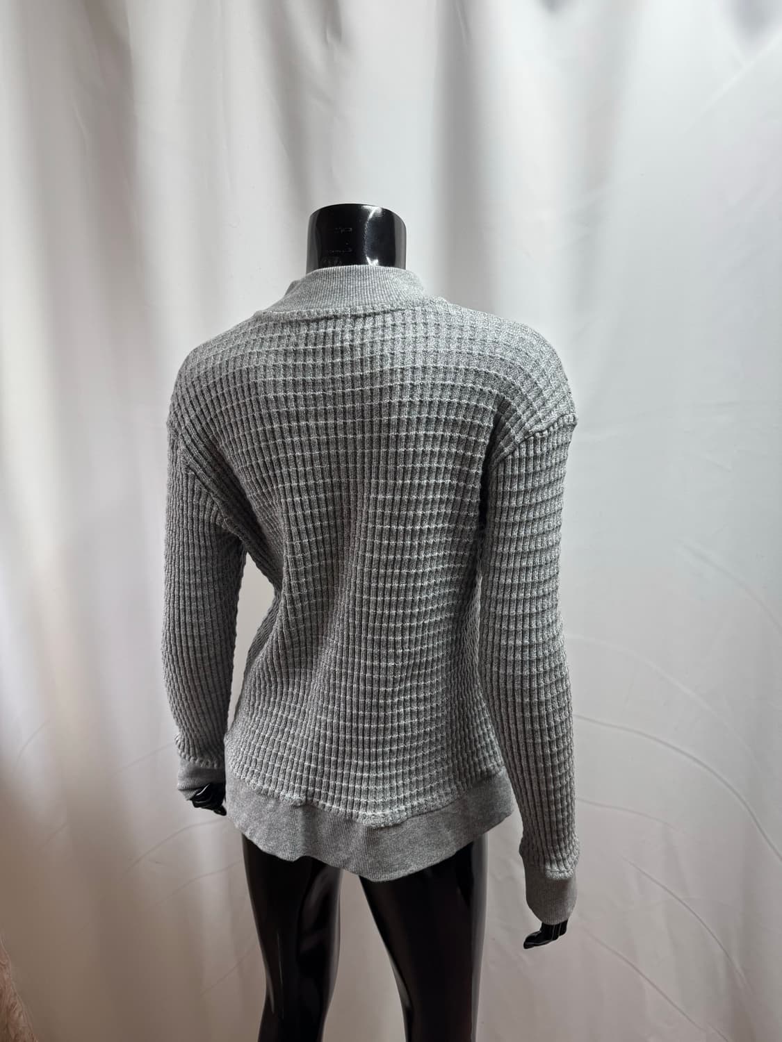 out of sight 슬림 와플 집업 상품이미지3