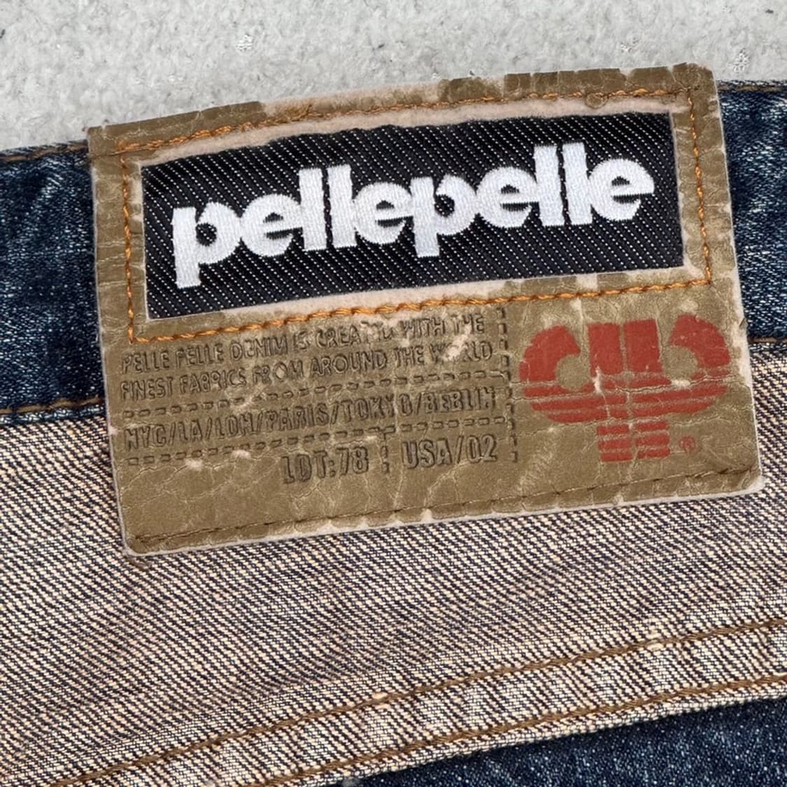 PELLE PELLE 00's 그런지 스타일 데님 팬츠 38 상품이미지7