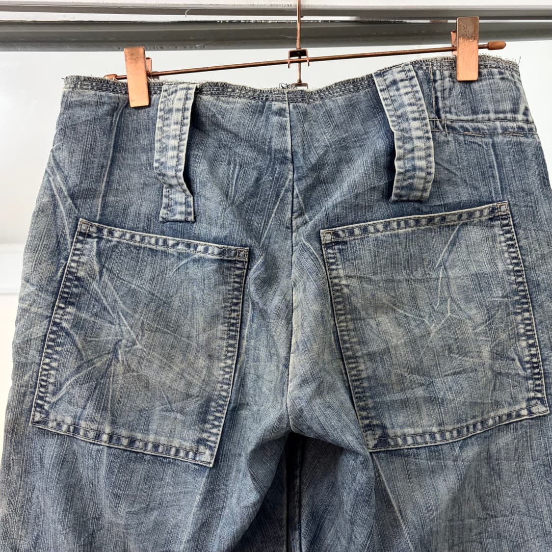 마리떼 프링소와 저버 재팬 90s 데님 카고 팬츠 상품이미지7