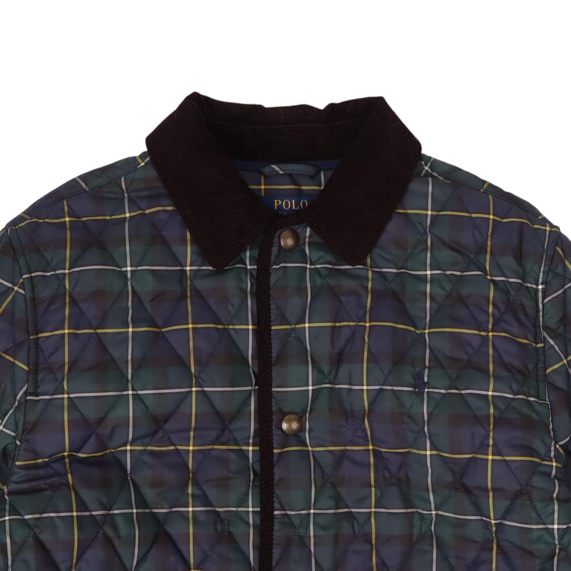 폴로 랄프로렌 플레이드 체크 카코트 퀄팅 자켓 상품이미지2