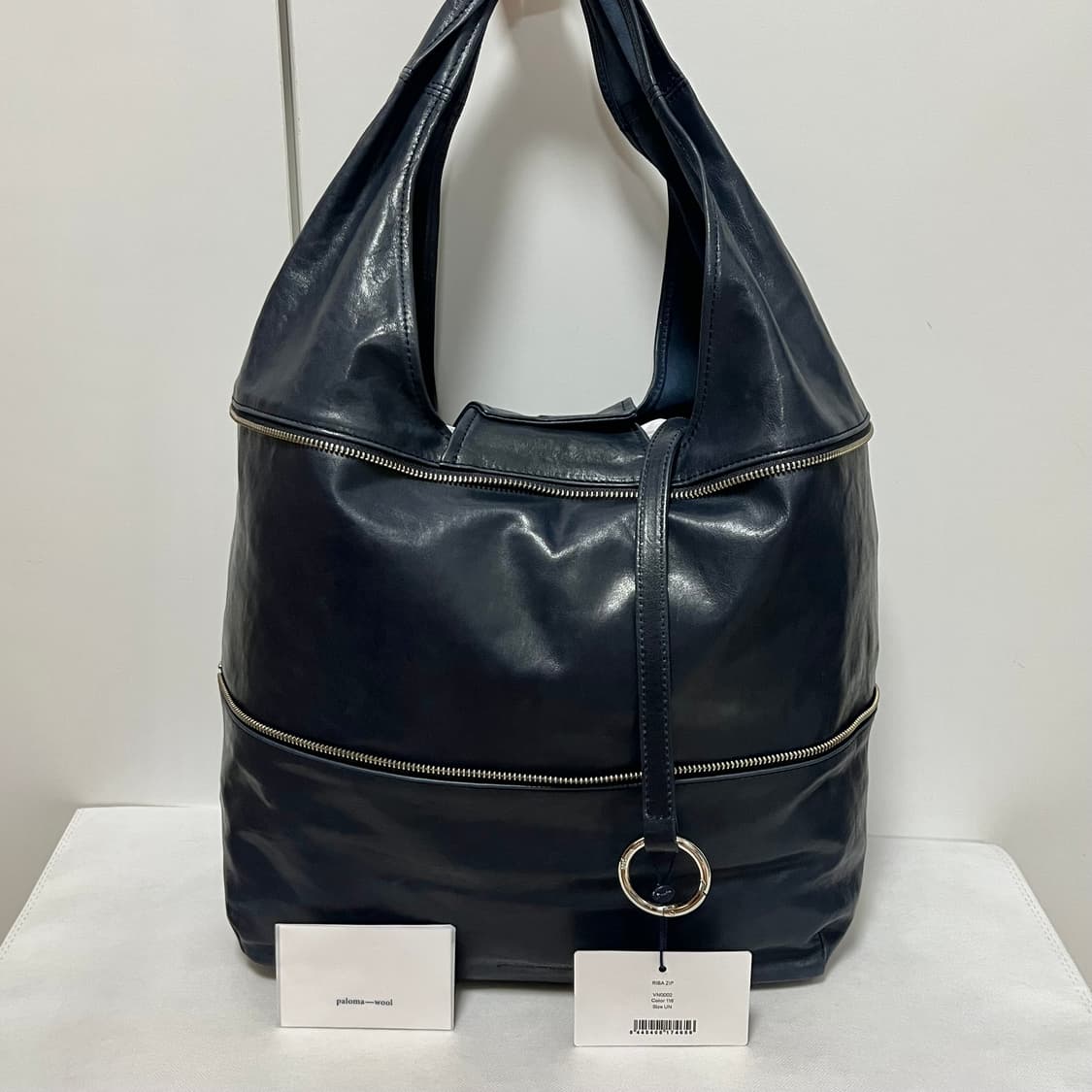 팔로마울 25fw Riba Zip 지퍼 숄더백/네이비 상품이미지1