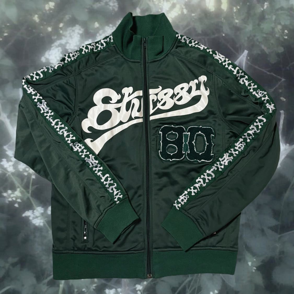 Stussy 스투시 한정판 핀터레스트 레이어드 초록색상 져지 상품이미지2