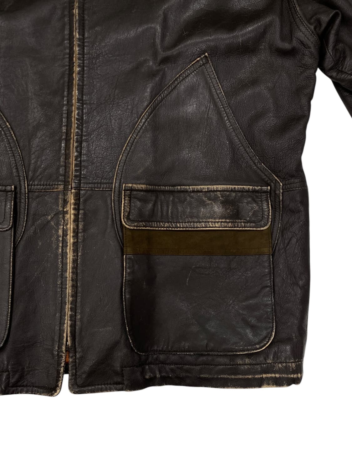 90's Adolfo Dominguez 레더 자켓 상품이미지3