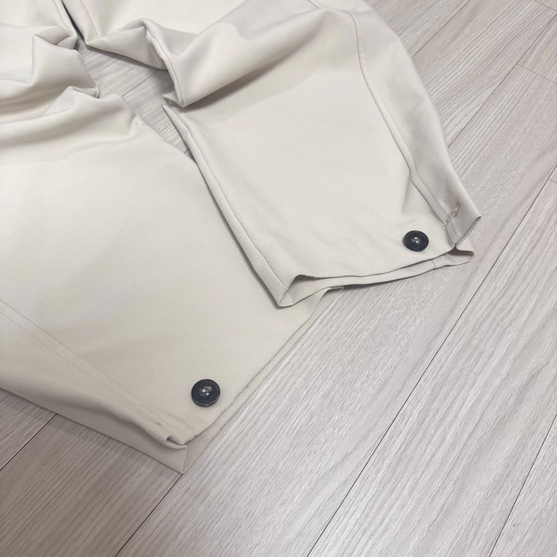 (xs) 자라 와이드 아이보리 팬츠 상품이미지3